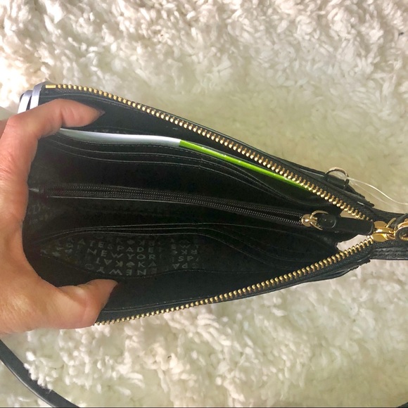 SALE🎉Kate spade black “Alegra” crossbody - Picture 4 of 8